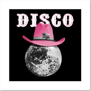 Pink Cowgirl Disco Posters and Art